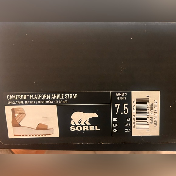 Sorel Cameron Flatform Ankle Strap Sandals - Picture 7 of 7